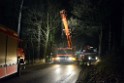 Container LKW umgestuerzt Koeln Brueck Bruecker- Dellbruecker Mauspfad P564